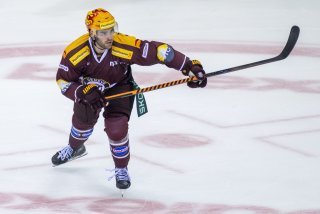 Guillaume Maillard en action avec le GSHC lors de la saison 2023-2024